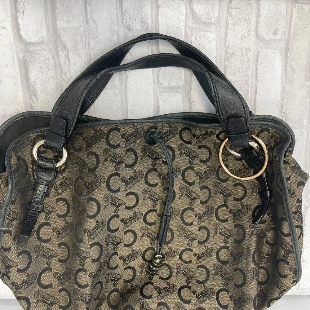 Celine Vintage Bittersweet C-Macadam Hobo Bag - Preowned